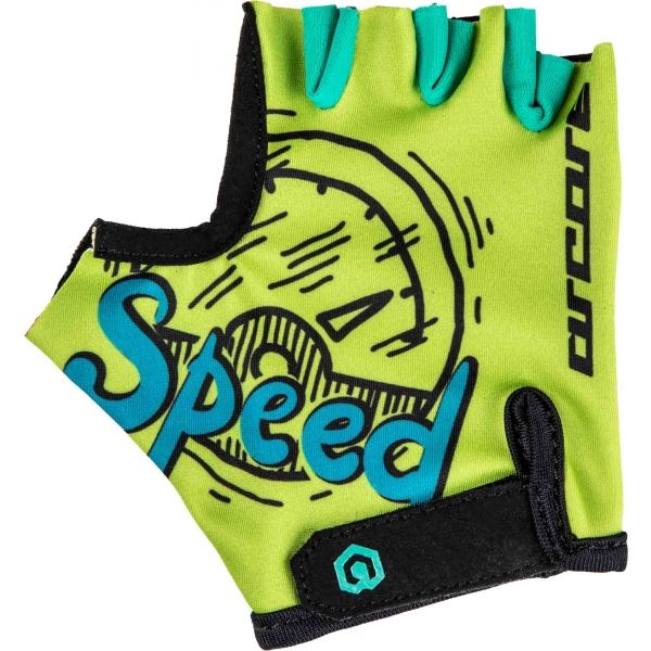Arcore LUKE zelená 4 - Dětské cyklistické rukavice Arcore