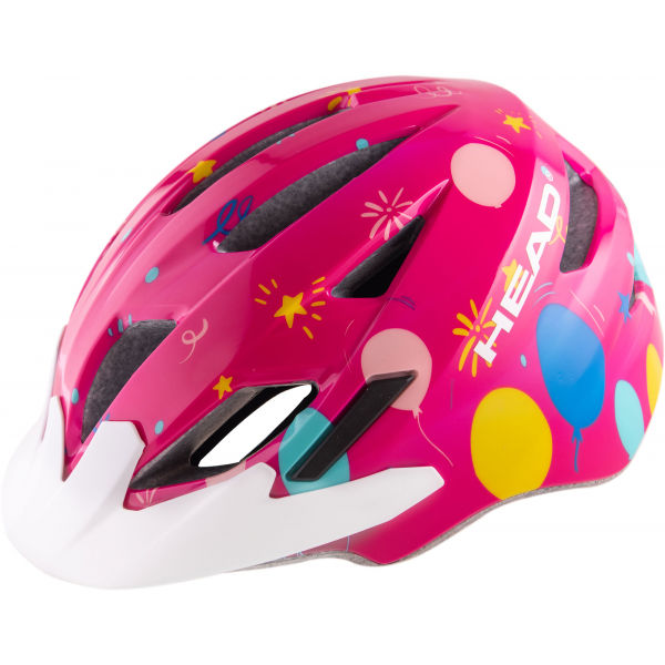 Head Y11A OUT MOULD růžová (52 - 56) - Dětská cyklistická helma Head
