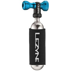 Lezyne CONTROL DRIVE CO2 modrá NS - Dávkovač CO2 Lezyne