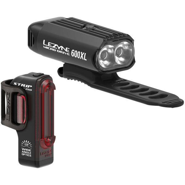 Lezyne MICRO DRIVE 600XL / STRIP PAIR   - Set světel Lezyne