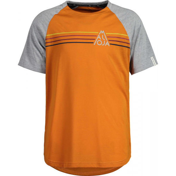 Maloja ALMENM TIGER MULTI oranžová XL - Pánské multisportovní triko Maloja
