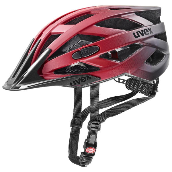 Uvex I-VO CC červená (52 - 56) - Cyklistická helma Uvex