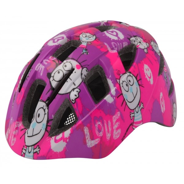 Etape KITTY růžová (48 - 54) - Dětská cyklistická helma Etape