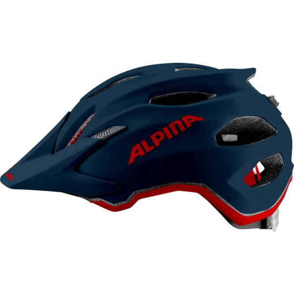 Alpina Sports CARAPAX JR Tmavě modrá (51 - 56) - Cyklistická helma Alpina Sports
