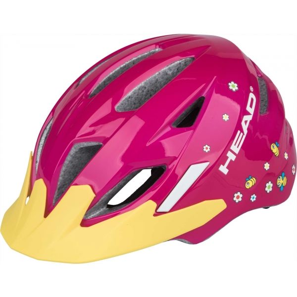 Head KID Y11A růžová (47 - 52) - Dětská cyklistická helma Head