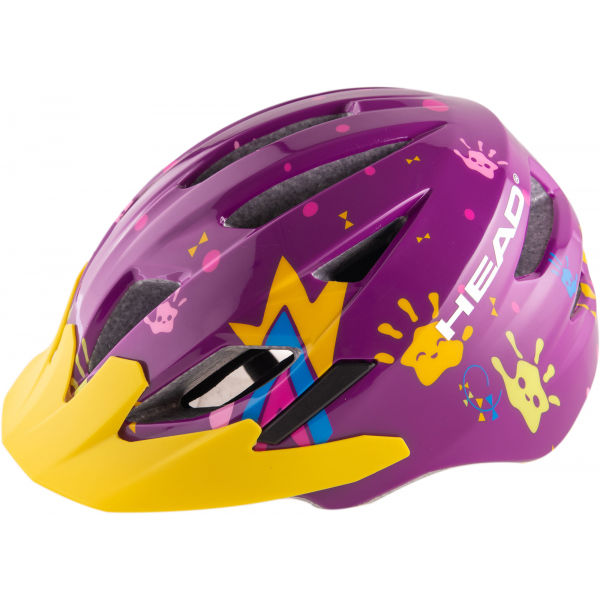 Head Y11A OUT MOULD fialová (47 - 52) - Dětská cyklistická helma Head