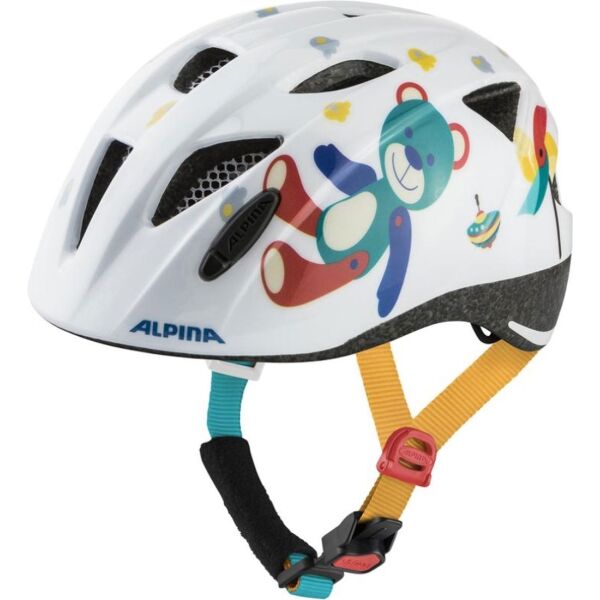 Alpina Sports XIMO Bílá (49 - 54) - Dětská cyklistická helma Alpina Sports