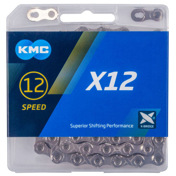 KMC X-12 STŘÍBRNÝ BOX Řetěz na kolo