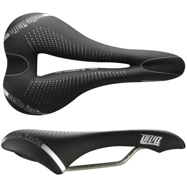 Selle Italia DIVA Gel Superflow S3 Černá S - Cyklistické sedlo Selle Italia