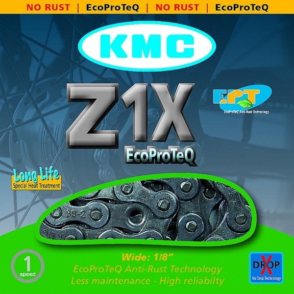 KMC ŘETĚZ Z1X EPT NEREZ Řetěz