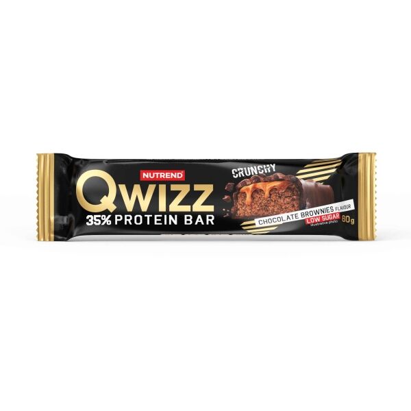 Nutrend QWIZZ PROTEIN BAR ČOKOLÁDOVÉ BROWNIES 60 g Proteinová tyčinka