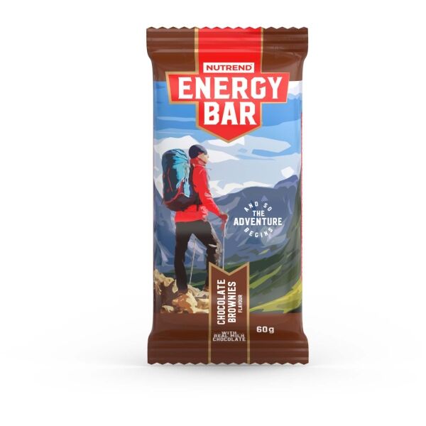 Nutrend ENERGY BAR ČOKOLÁDOVÉ BROWNIES 60 G Energetická tyčinka