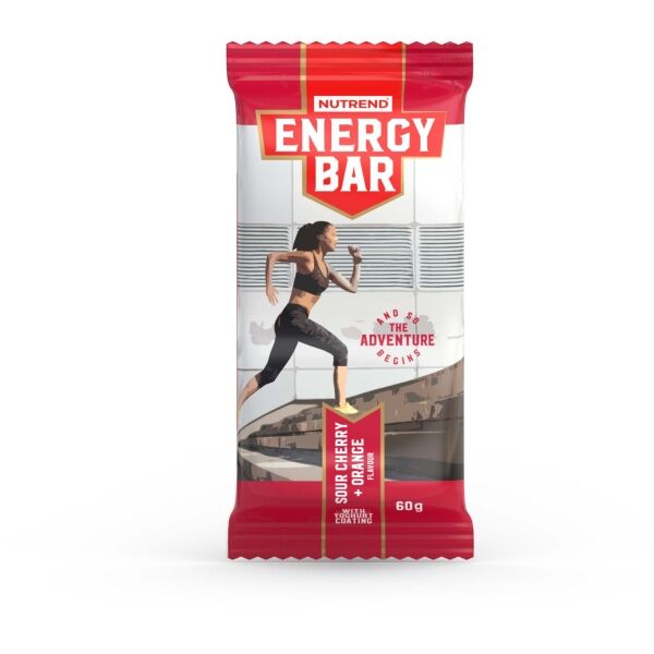 Nutrend ENERGY BAR VIŠEŇ + POMERANČ 60 g Energetická tyčinka