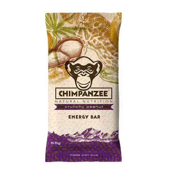 Chimpanzee ENERGY BAR 55 G KŘUPAVÉ ARAŠÍDY Energetická tyčinka