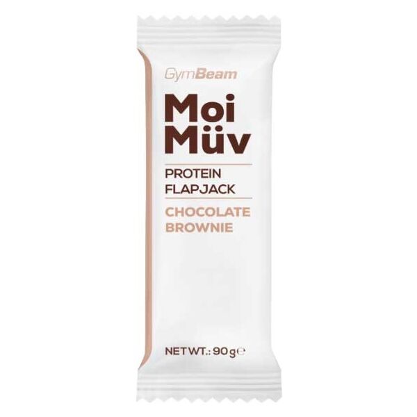 GymBeam MOIMÜV PROTEIN FLAPJACK 90 G ČOKOLÁDOVÉ BROWNIE Proteinová tyčinka