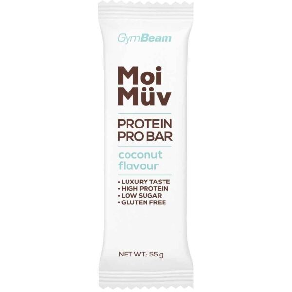 GymBeam MOIMÜV PROTEIN PRO BAR 55 G KOKOS Proteinová tyčinka