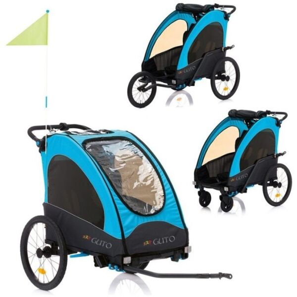 GUTO BUGGY PRO 3 v 1 Dětský cyklovozík